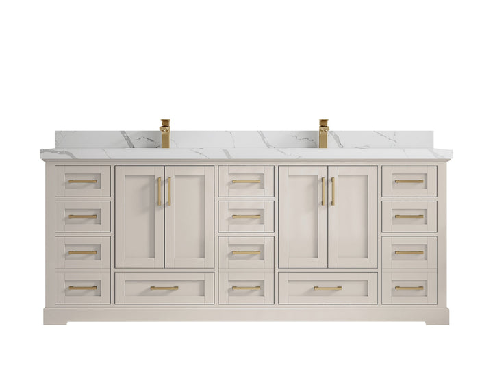 Boston 84 in. W x 22 in. D Double Sink Bathroom Vanity - photo 21