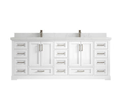 Boston 84 in. W x 22 in. D Double Sink Bathroom Vanity - photo 29