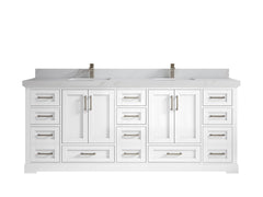 Boston 84 in. W x 22 in. D Double Sink Bathroom Vanity - photo 27