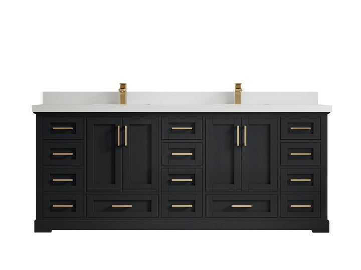 Boston 84 in. W x 22 in. D Double Sink Bathroom Vanity - photo 43