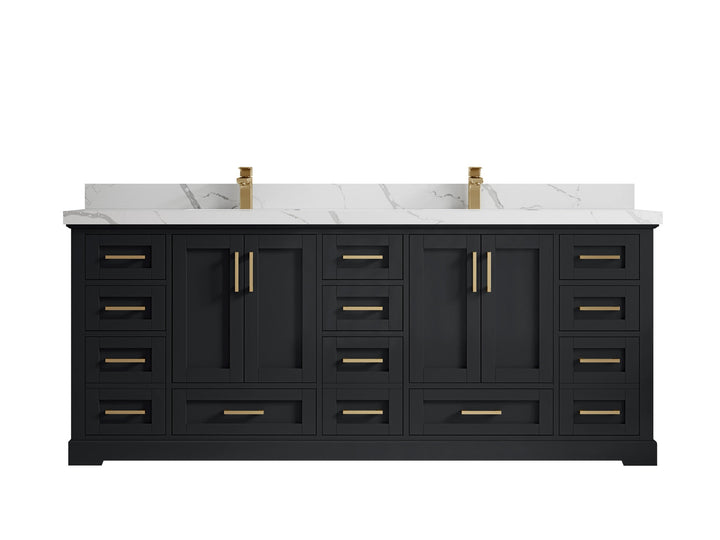Boston 84 in. W x 22 in. D Double Sink Bathroom Vanity - photo 21