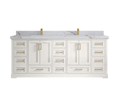 Boston 84 in. W x 22 in. D Double Sink Bathroom Vanity - photo 19