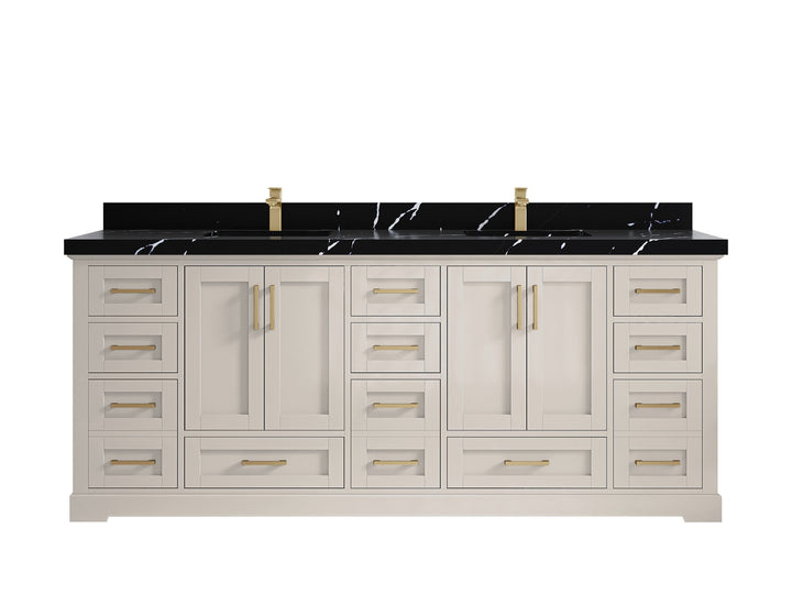 Boston 84 in. W x 22 in. D Double Sink Bathroom Vanity - photo 17