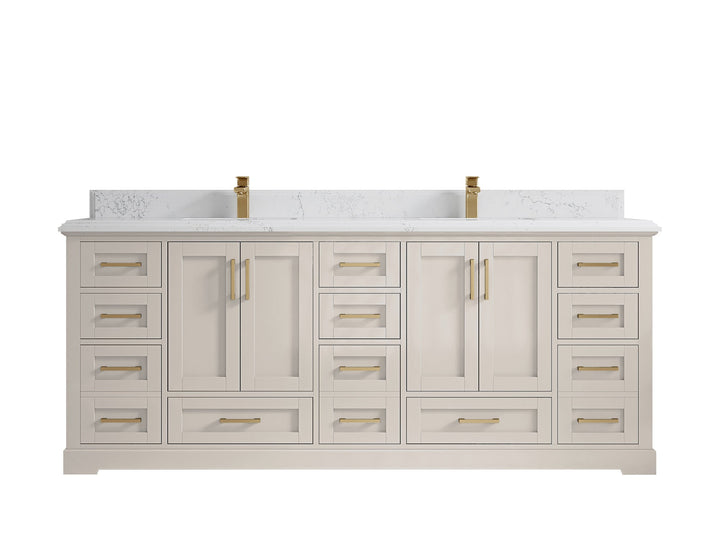 Boston 84 in. W x 22 in. D Double Sink Bathroom Vanity - photo 47