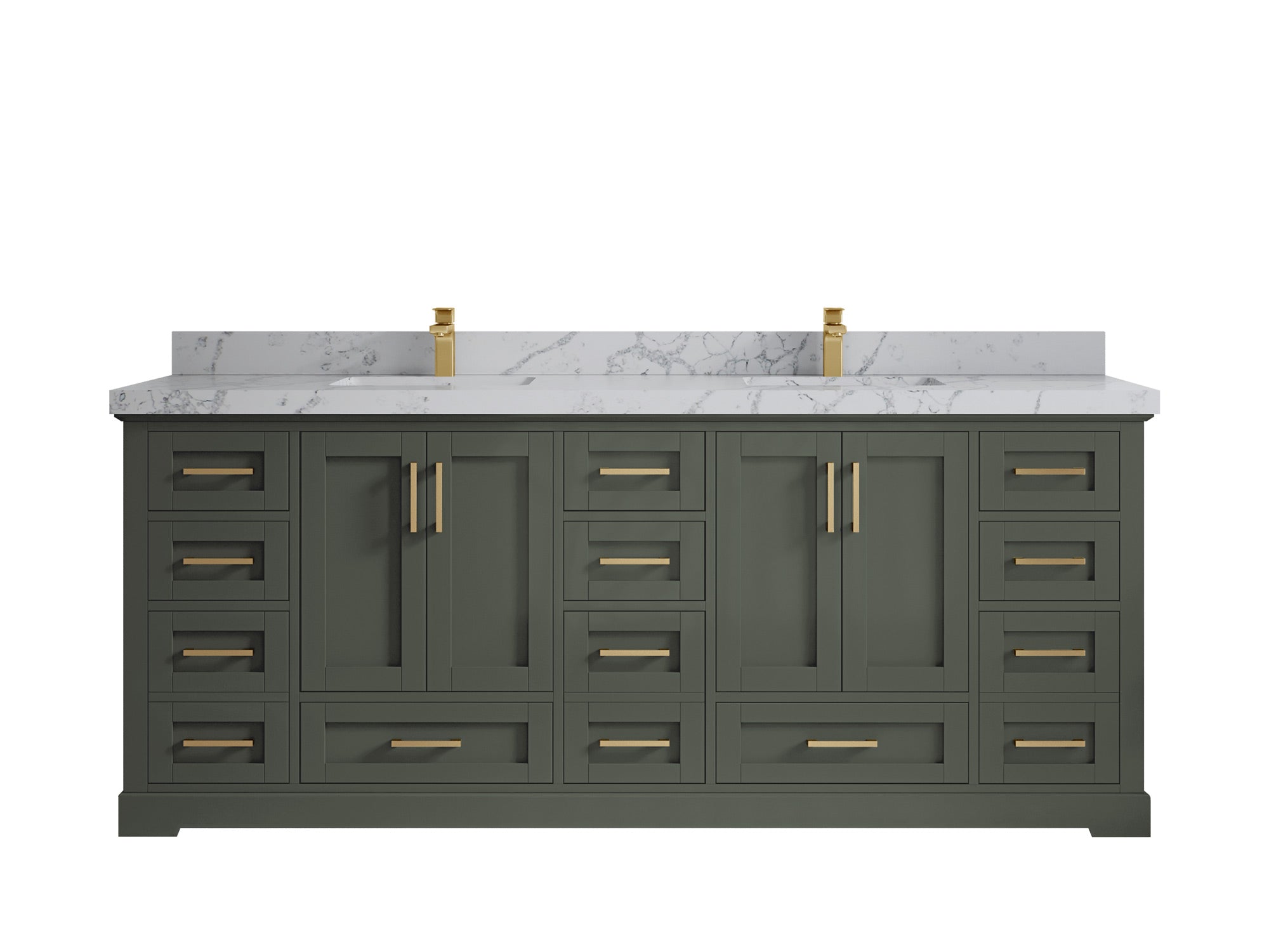 Boston 84 in. W x 22 in. D Double Sink Bathroom Vanity - Willow Bath and Vanity