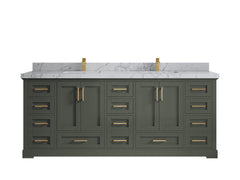Boston 84 in. W x 22 in. D Double Sink Bathroom Vanity - photo 40