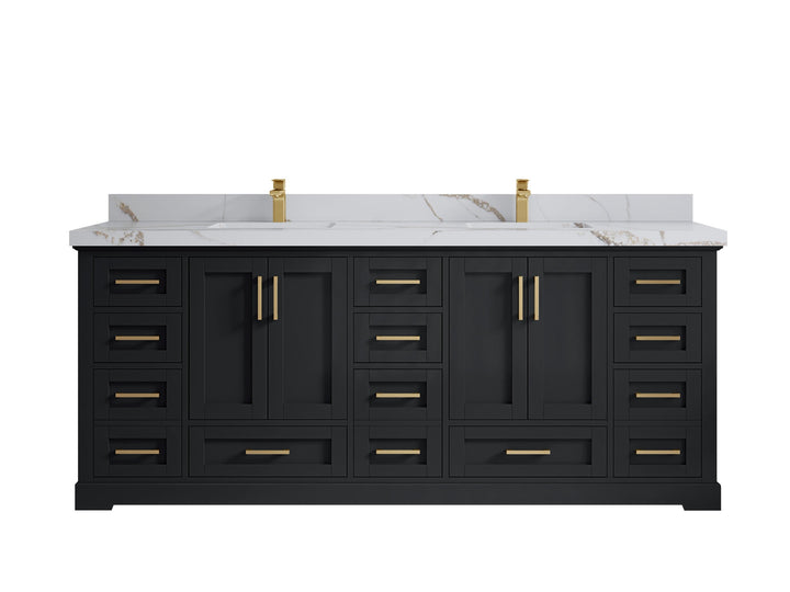Boston 84 in. W x 22 in. D Double Sink Bathroom Vanity - photo 19