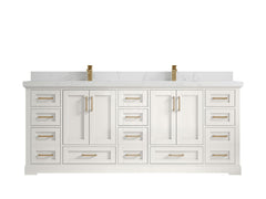 Boston 84 in. W x 22 in. D Double Sink Bathroom Vanity - photo 29