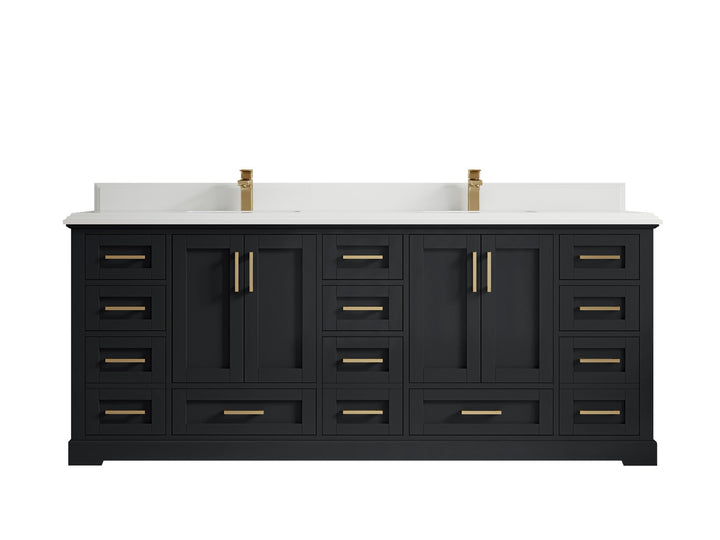 Boston 84 in. W x 22 in. D Double Sink Bathroom Vanity - photo 49