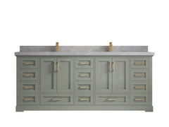 Boston 84 in. W x 22 in. D Double Sink Bathroom Vanity - photo 30