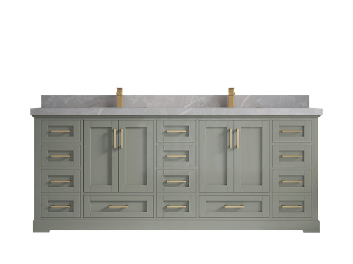 Boston 84 in. W x 22 in. D Double Sink Bathroom Vanity - photo 30