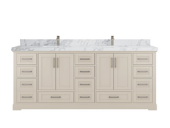 Boston 84 in. W x 22 in. D Double Sink Bathroom Vanity - photo 18