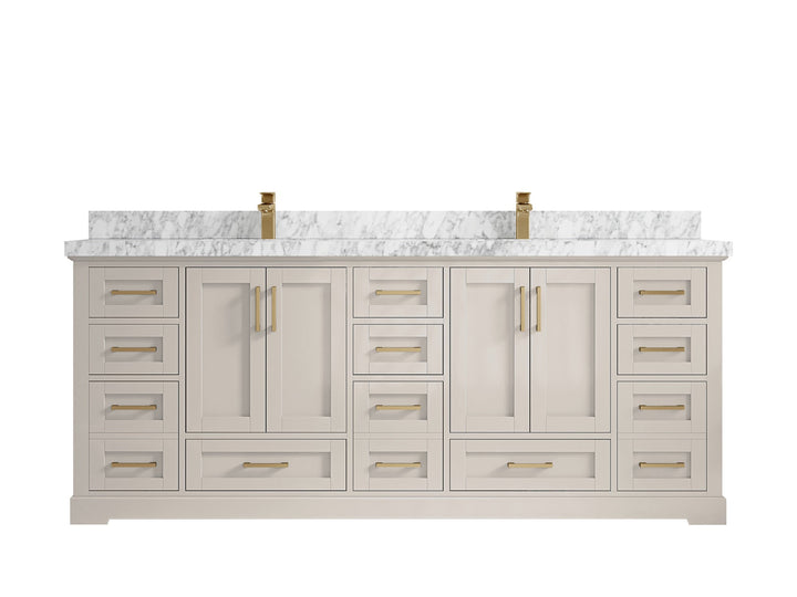 Boston 84 in. W x 22 in. D Double Sink Bathroom Vanity - photo 13