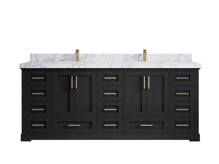 Boston 84 in. W x 22 in. D Double Sink Bathroom Vanity - photo 25