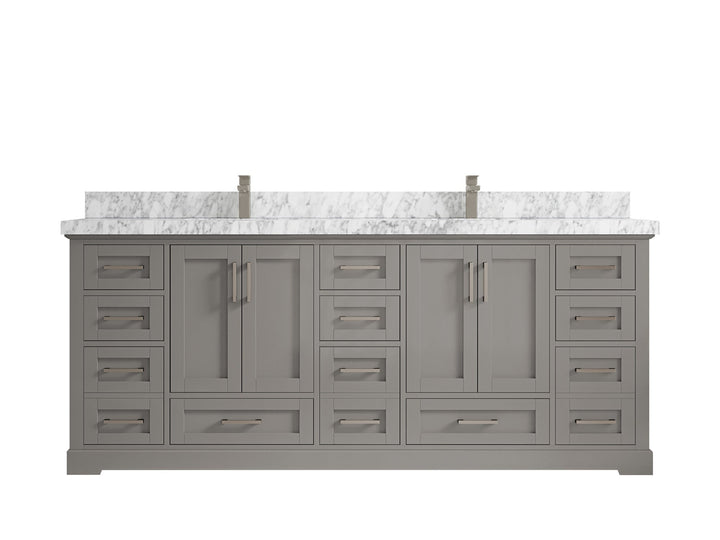 Boston 84 in. W x 22 in. D Double Sink Bathroom Vanity - photo 14