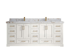 Boston 84 in. W x 22 in. D Double Sink Bathroom Vanity - photo 37