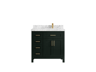 Cambridge 36 in. W x 22 in. D Right Offset Sink Bathroom Vanity