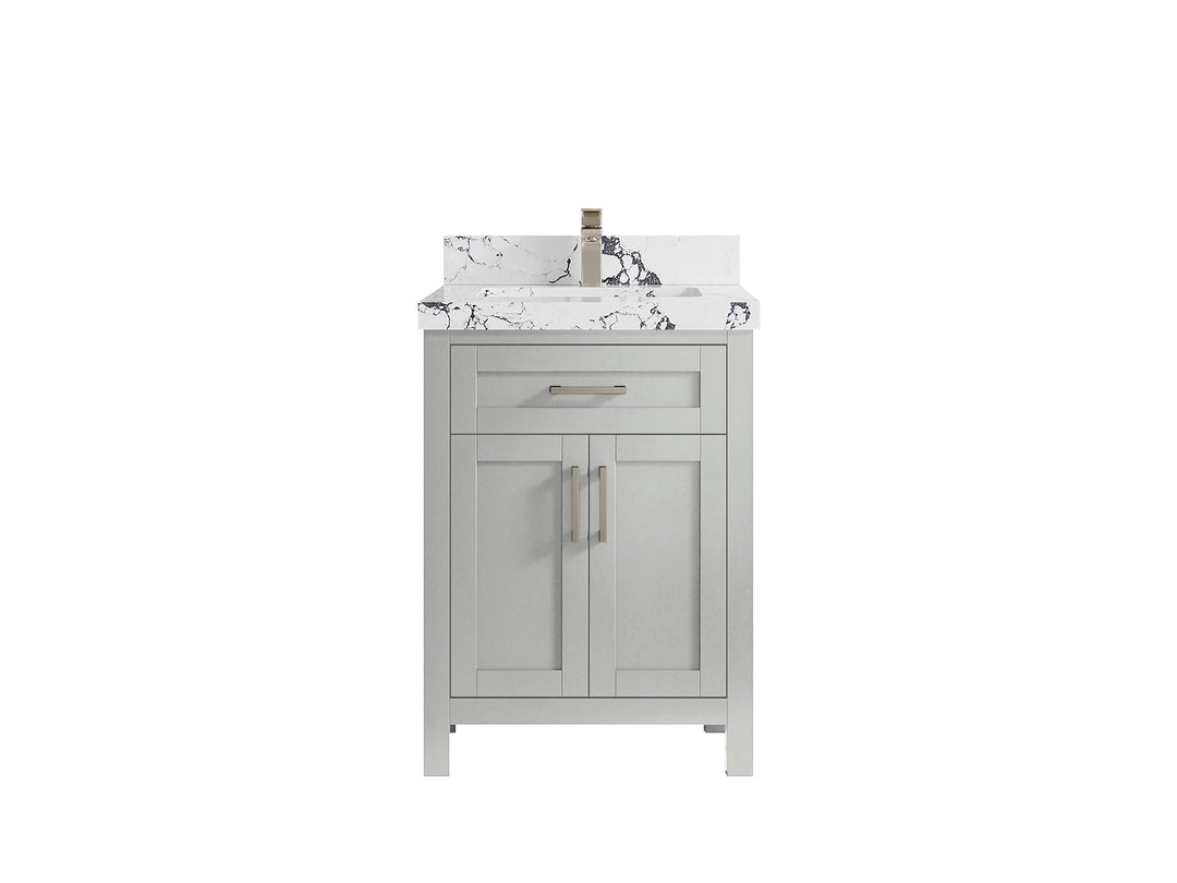Cambridge 24 in. W x 22 in. D Single Sink Bathroom Vanity - Willow Bath and Vanity