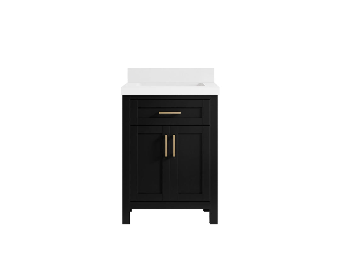 Cambridge 24 in. W x 22 in. D Single Sink Bathroom Vanity - Willow Bath and Vanity