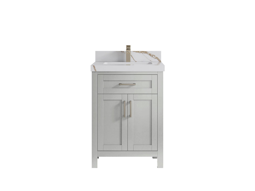 Cambridge 24 in. W x 22 in. D Single Sink Bathroom Vanity - Willow Bath and Vanity