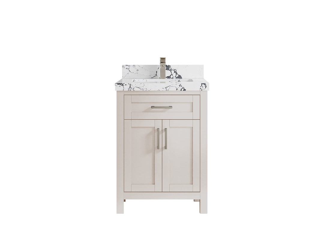 Cambridge 24 in. W x 22 in. D Single Sink Bathroom Vanity - Willow Bath and Vanity
