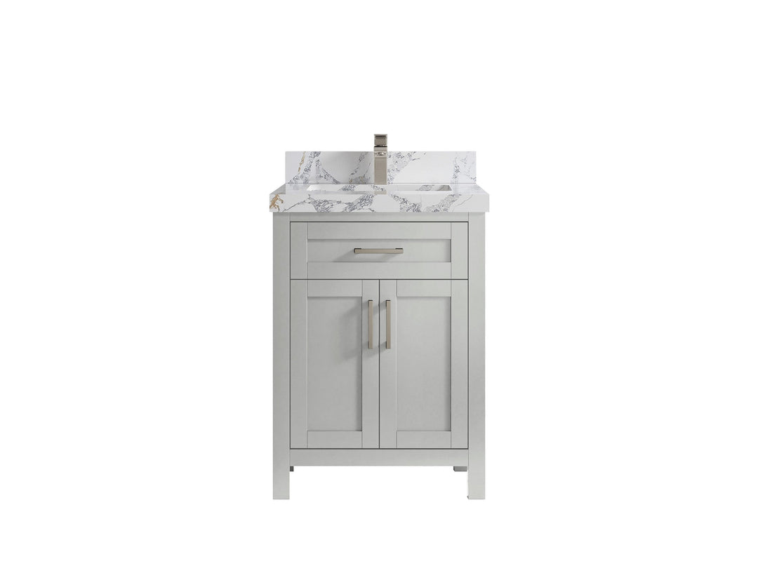 Cambridge 24 in. W x 22 in. D Single Sink Bathroom Vanity - Willow Bath and Vanity