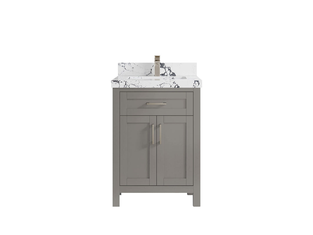 Cambridge 24 in. W x 22 in. D Single Sink Bathroom Vanity - Willow Bath and Vanity