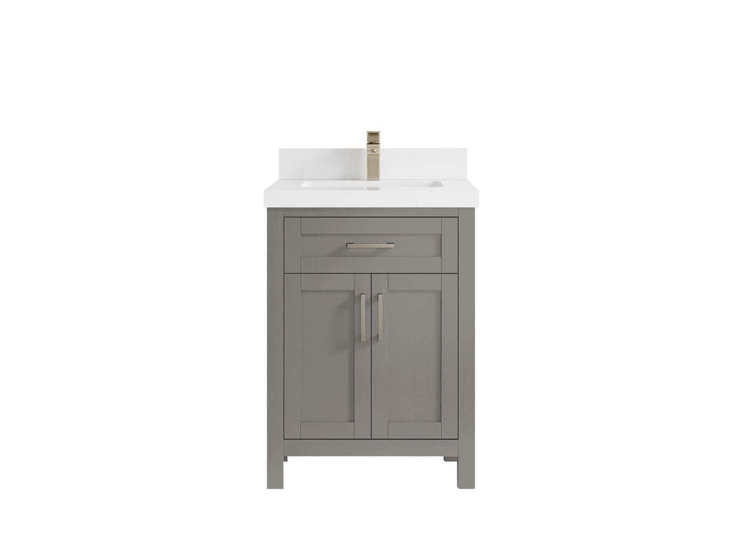 Cambridge 24 in. W x 22 in. D Single Sink Bathroom Vanity - Willow Bath and Vanity