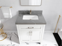 Cambridge 30 in. W x 22 in. D Single Sink Bathroom Vanity - photo 37