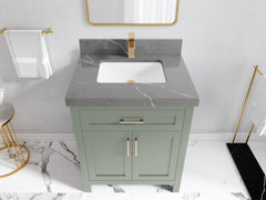 Cambridge 30 in. W x 22 in. D Single Sink Bathroom Vanity - photo 37