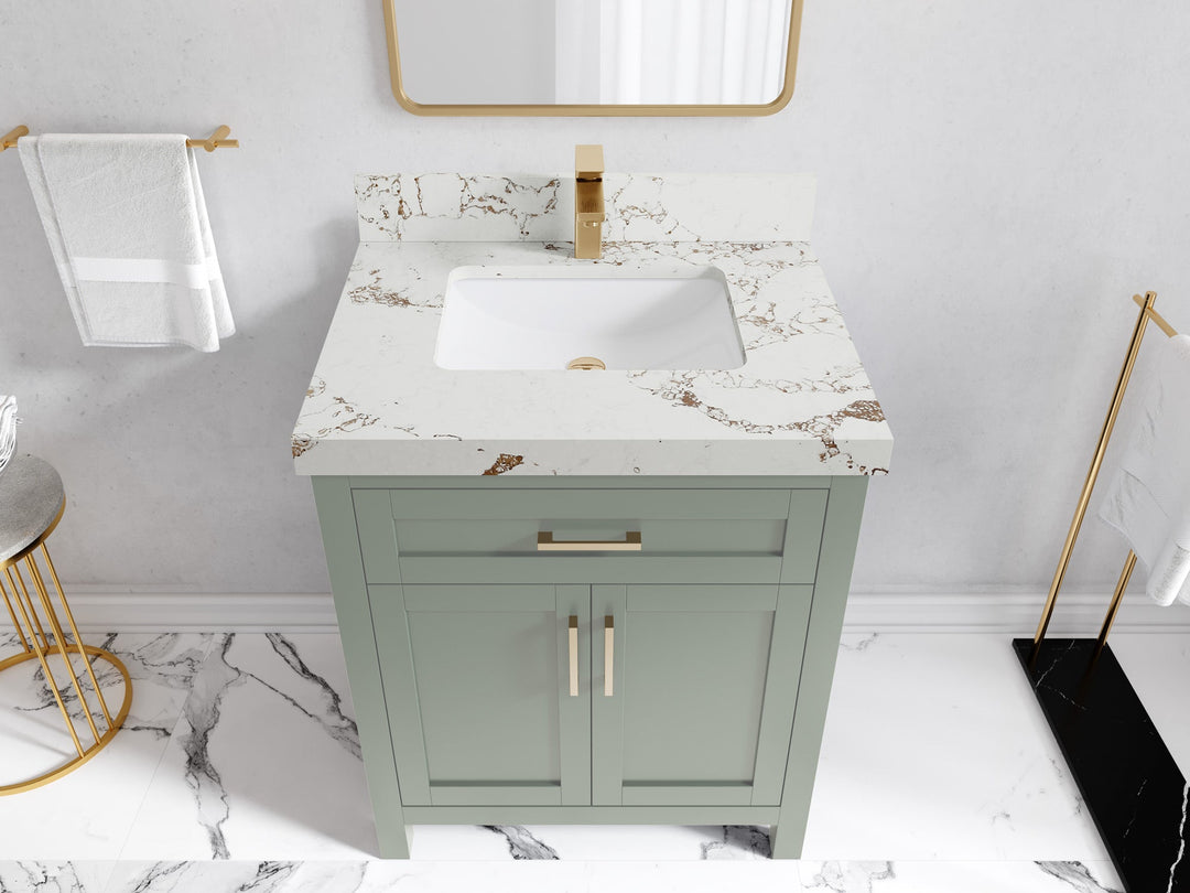 Cambridge 30 in. W x 22 in. D Single Sink Bathroom Vanity - Willow Bath and Vanity
