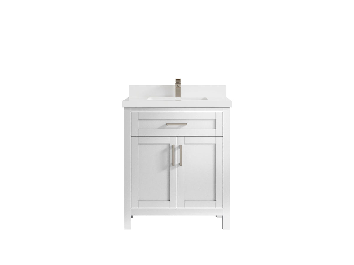 Cambridge 30 in. W x 22 in. D Single Sink Bathroom Vanity - Willow Bath and Vanity