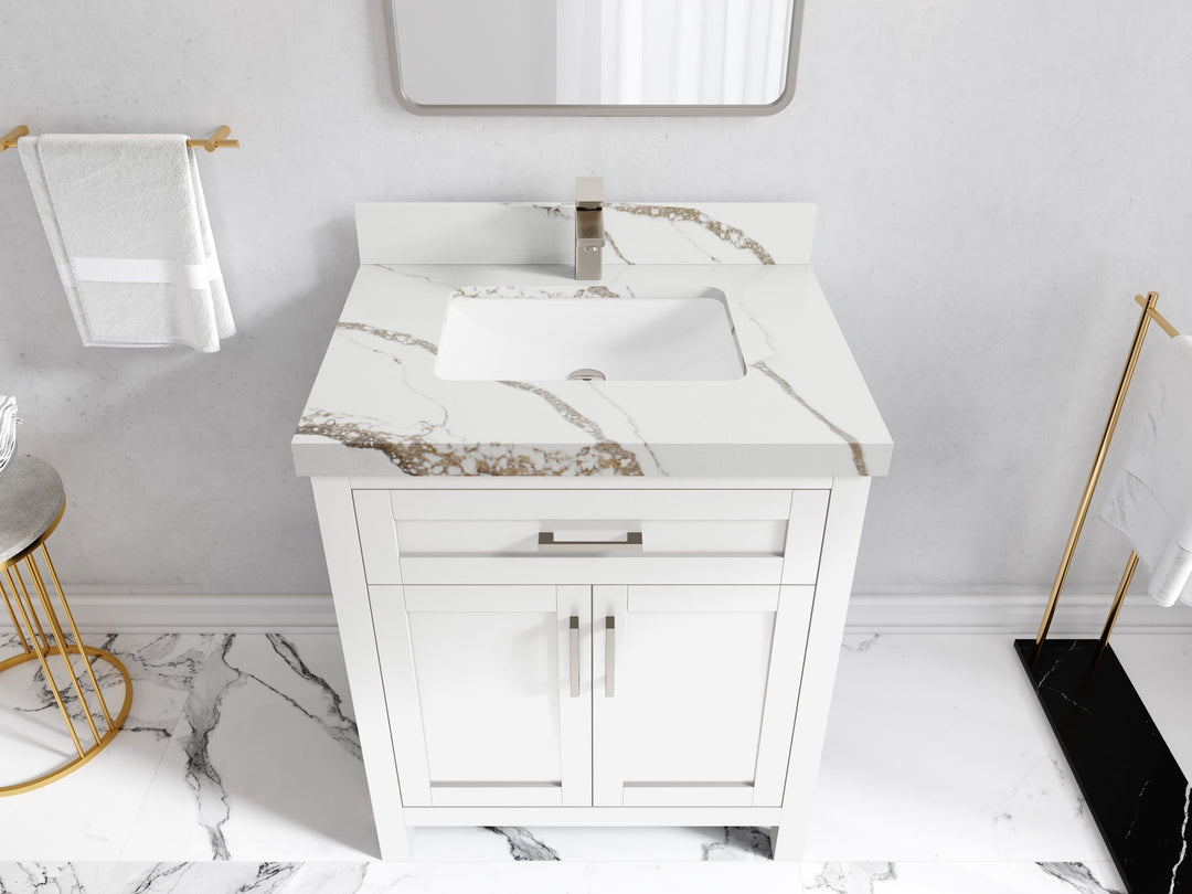 Cambridge 30 in. W x 22 in. D Single Sink Bathroom Vanity - Willow Bath and Vanity
