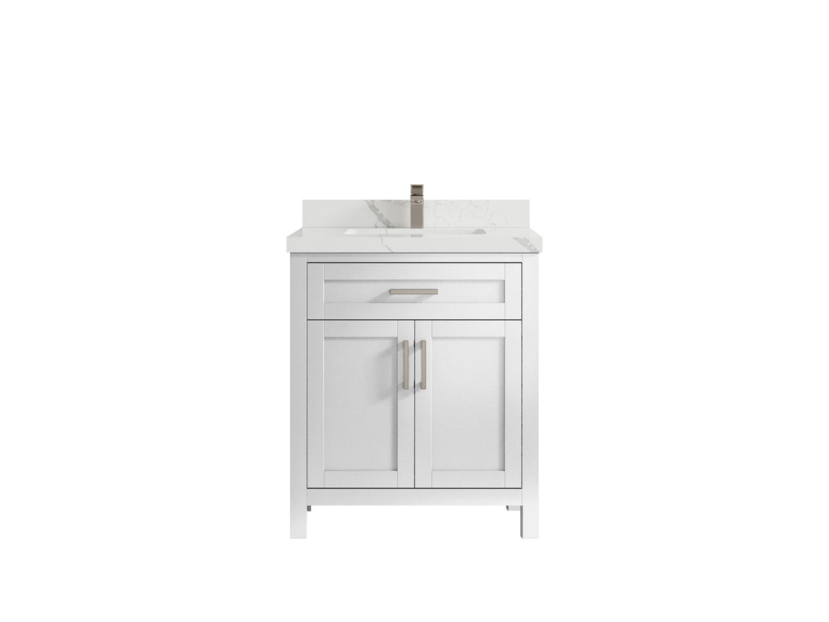 Cambridge 30 in. W x 22 in. D Single Sink Bathroom Vanity - Willow Bath and Vanity