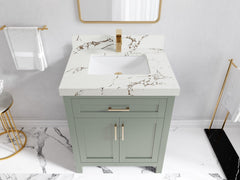 Cambridge 30 in. W x 22 in. D Single Sink Bathroom Vanity - photo 39