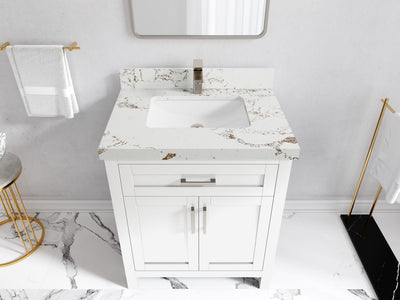Cambridge 30 in. W x 22 in. D Single Sink Bathroom Vanity - Willow Bath and Vanity