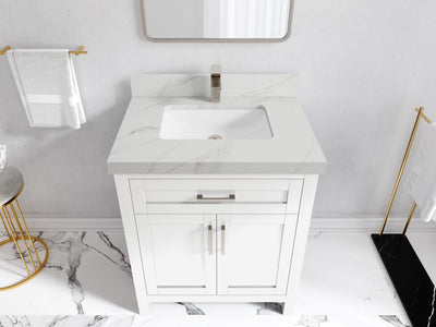 Cambridge 30 in. W x 22 in. D Single Sink Bathroom Vanity - Willow Bath and Vanity