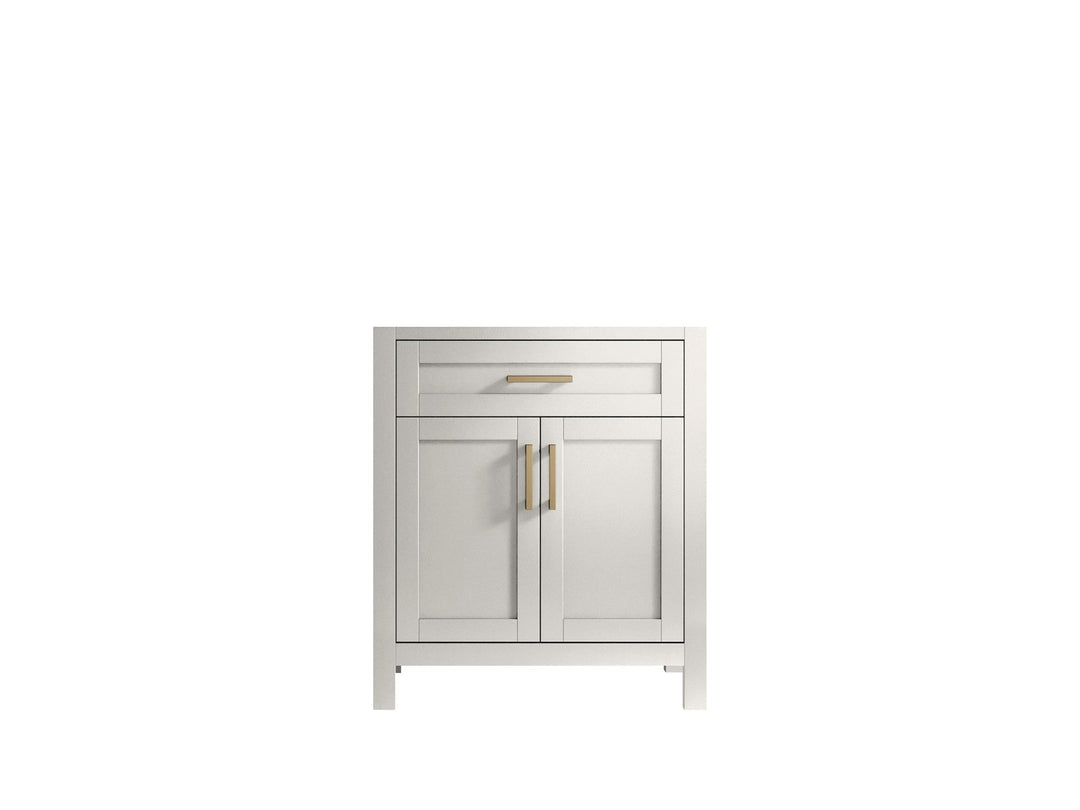 Cambridge 30 in. W x 22 in. D Single Sink Bathroom Vanity (Alabaster) - Willow Bath and Vanity