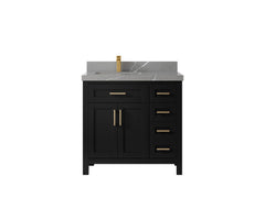 Cambridge 36 in. W x 22 in. D Left Offset Sink Bathroom Vanity - photo 10