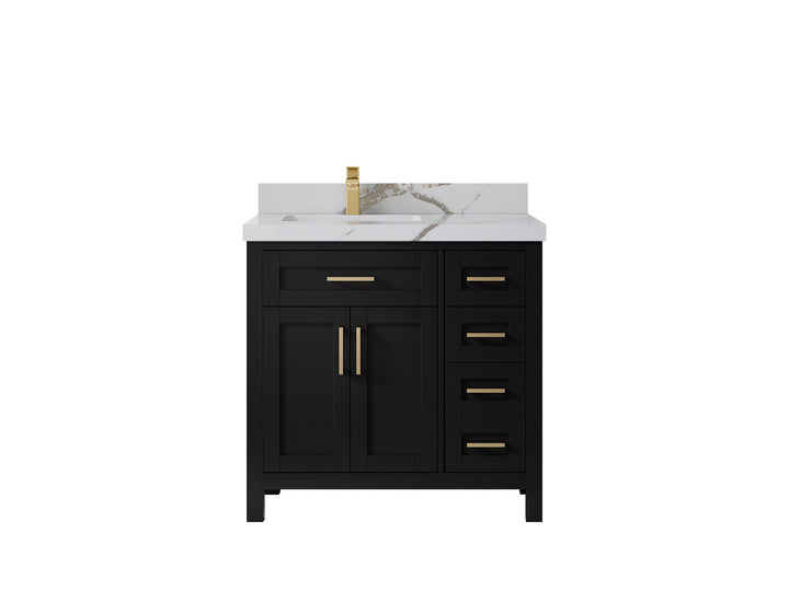 Cambridge 36 in. W x 22 in. D Left Offset Sink Bathroom Vanity - photo 50