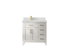 Cambridge 36 in. W x 22 in. D Left Offset Sink Bathroom Vanity - photo 15