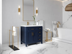 Cambridge 36 in. W x 22 in. D Left Offset Sink Bathroom Vanity - photo 2