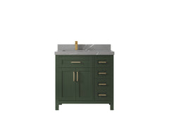 Cambridge 36 in. W x 22 in. D Left Offset Sink Bathroom Vanity - photo 44