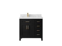 Cambridge 36 in. W x 22 in. D Left Offset Sink Bathroom Vanity - photo 18