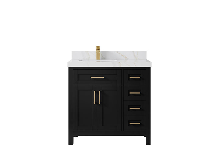 Cambridge 36 in. W x 22 in. D Left Offset Sink Bathroom Vanity - photo 24