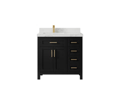 Cambridge 36 in. W x 22 in. D Left Offset Sink Bathroom Vanity - photo 14