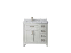 Cambridge 36 in. W x 22 in. D Left Offset Sink Bathroom Vanity - photo 42