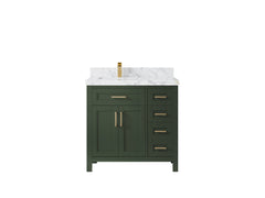 Cambridge 36 in. W x 22 in. D Left Offset Sink Bathroom Vanity - photo 26