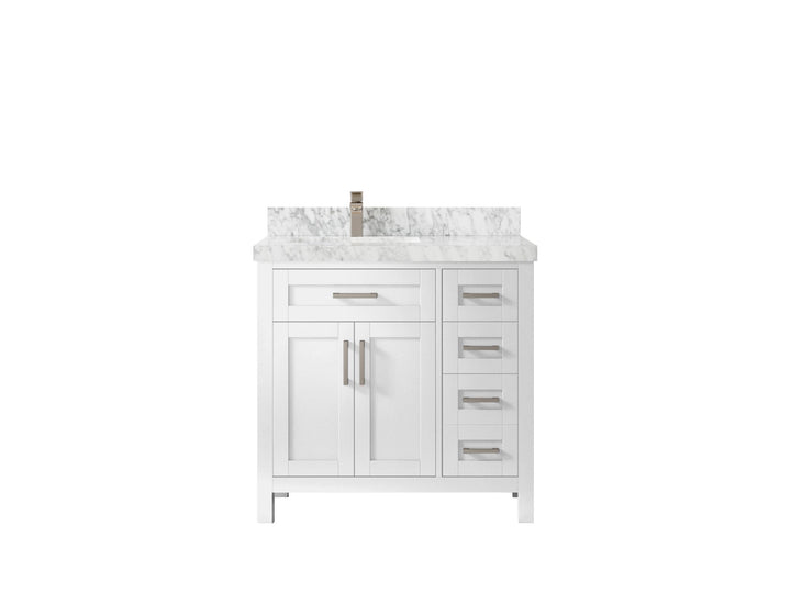 Cambridge 36 in. W x 22 in. D Left Offset Sink Bathroom Vanity - photo 30