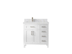 Cambridge 36 in. W x 22 in. D Left Offset Sink Bathroom Vanity - photo 14